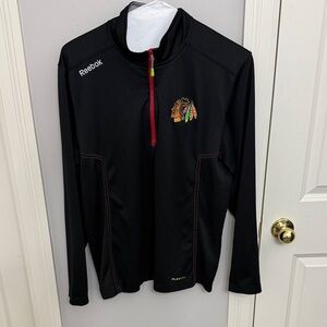 Reebok Black Center Ice Collection Top